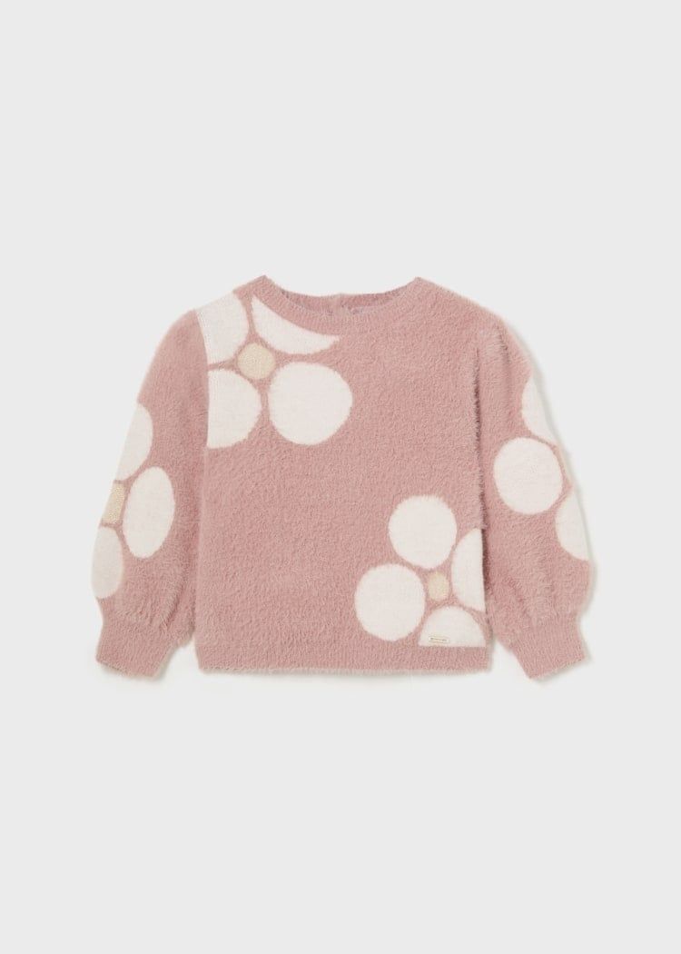 May FA24 BbyG Flower Fuzz Sweater