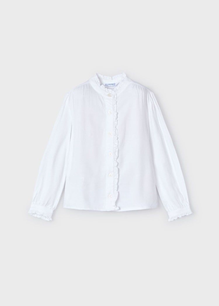 May FA24 G Ruffle Blouse