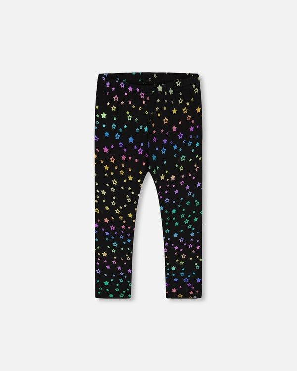 DPD FA24 G Leggings, Color: Foil Stars, Size: 3