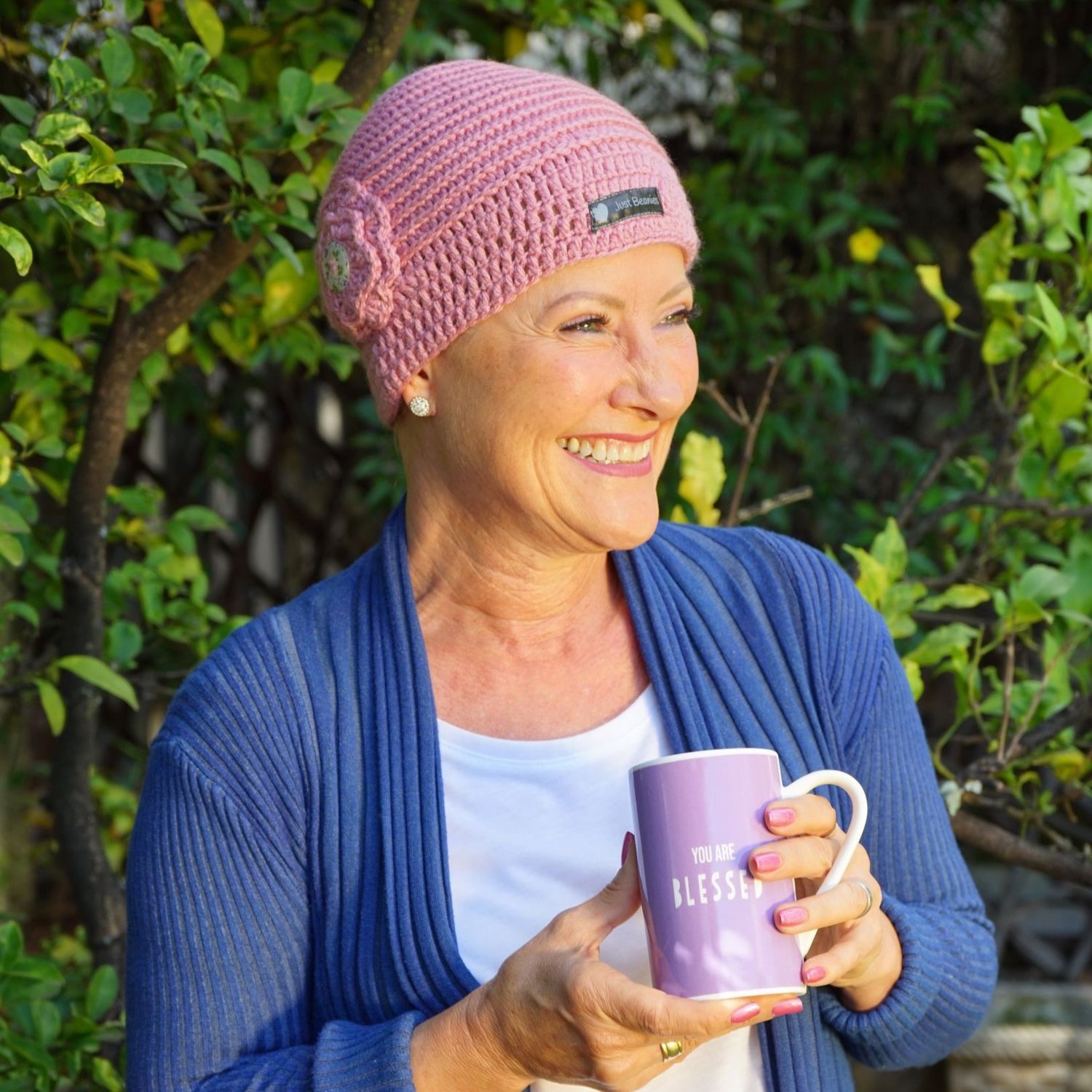 Ladies Beanie  - Dusty Pink