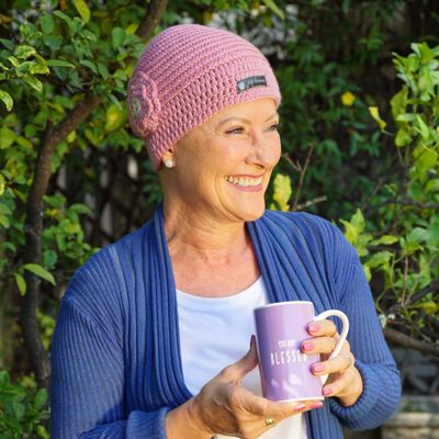 Ladies Beanie  - Dusty Pink