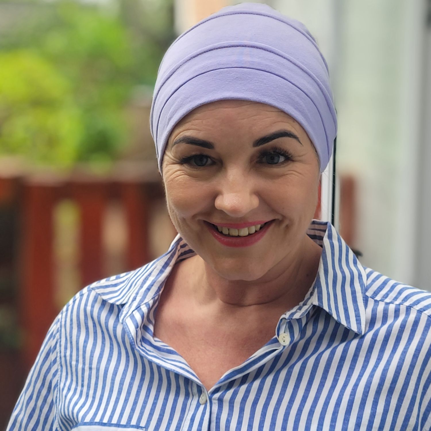 3 Tier chemo hat -  Lilac