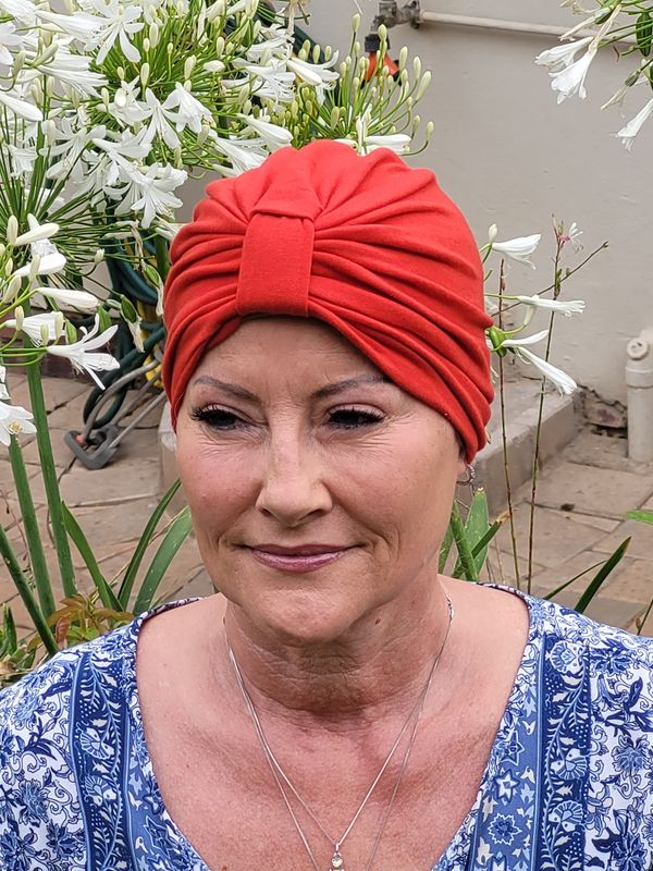 K Lee Turban Red