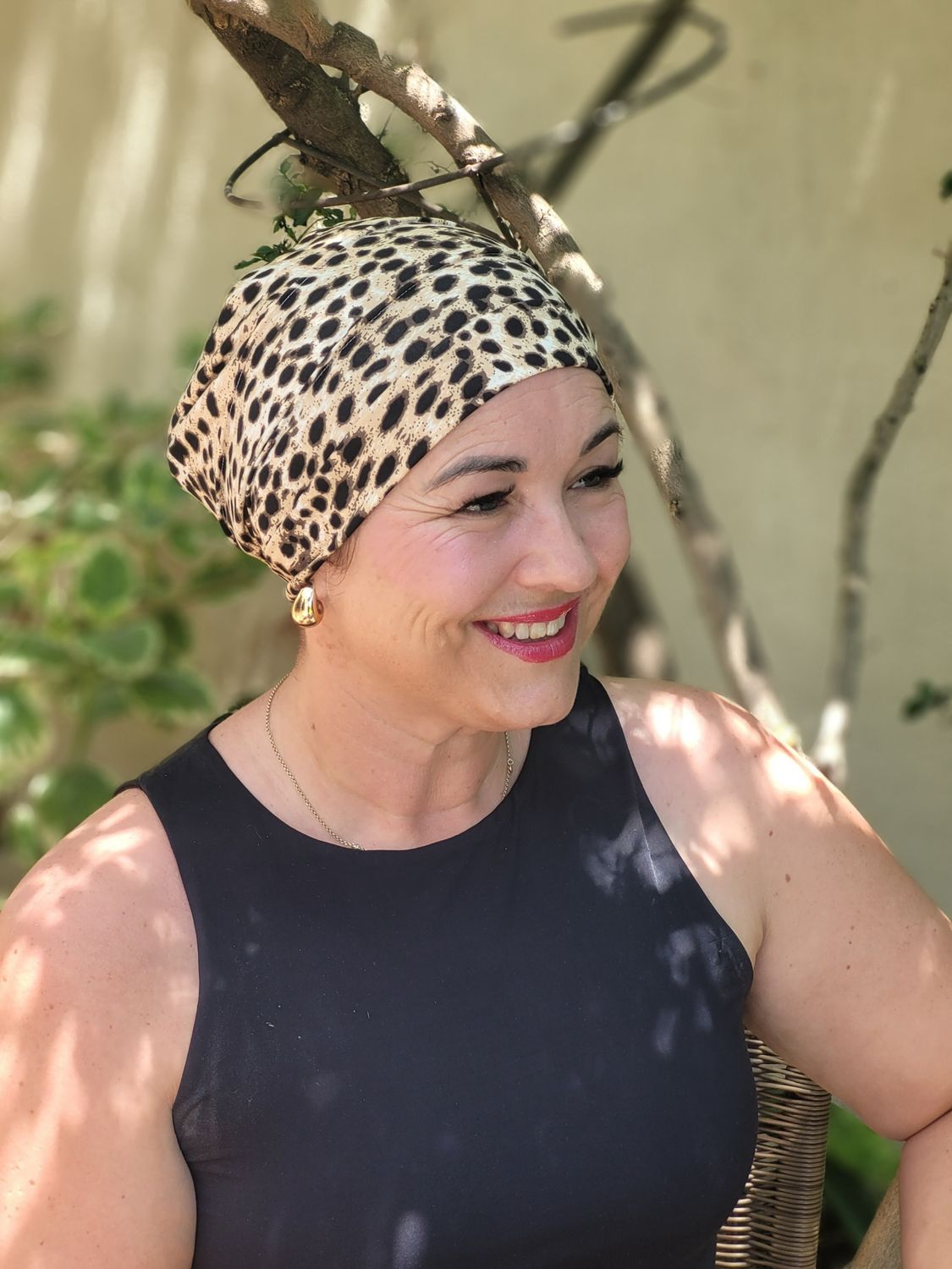 Sleep hat - animal print
