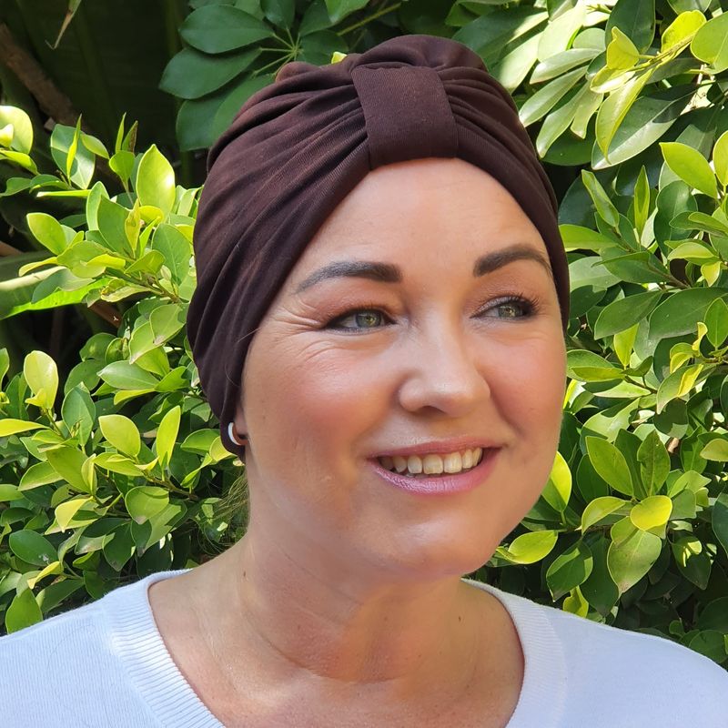 K Lee Turban - Chocolate