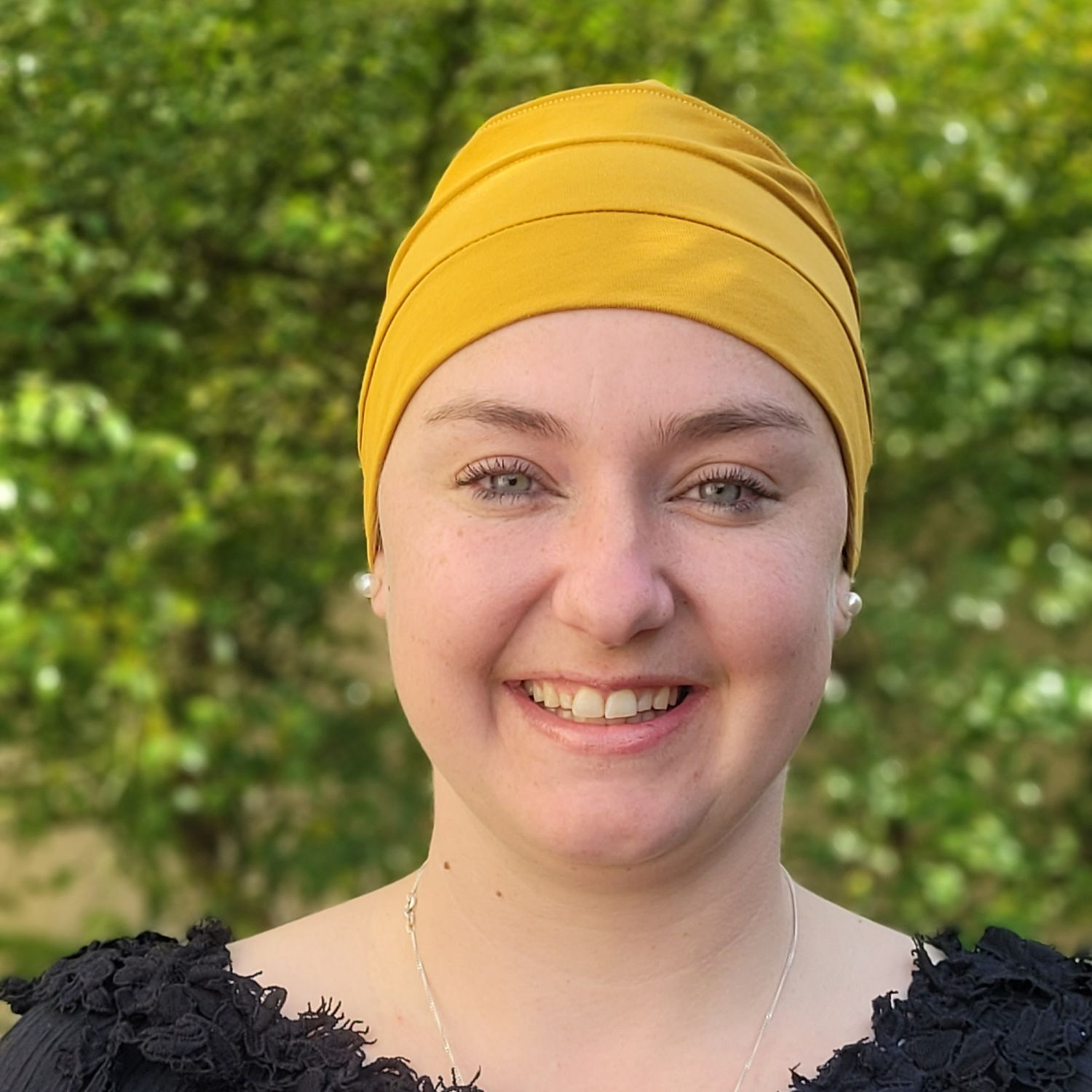 3 Tier Chemo Hat   - Ochre