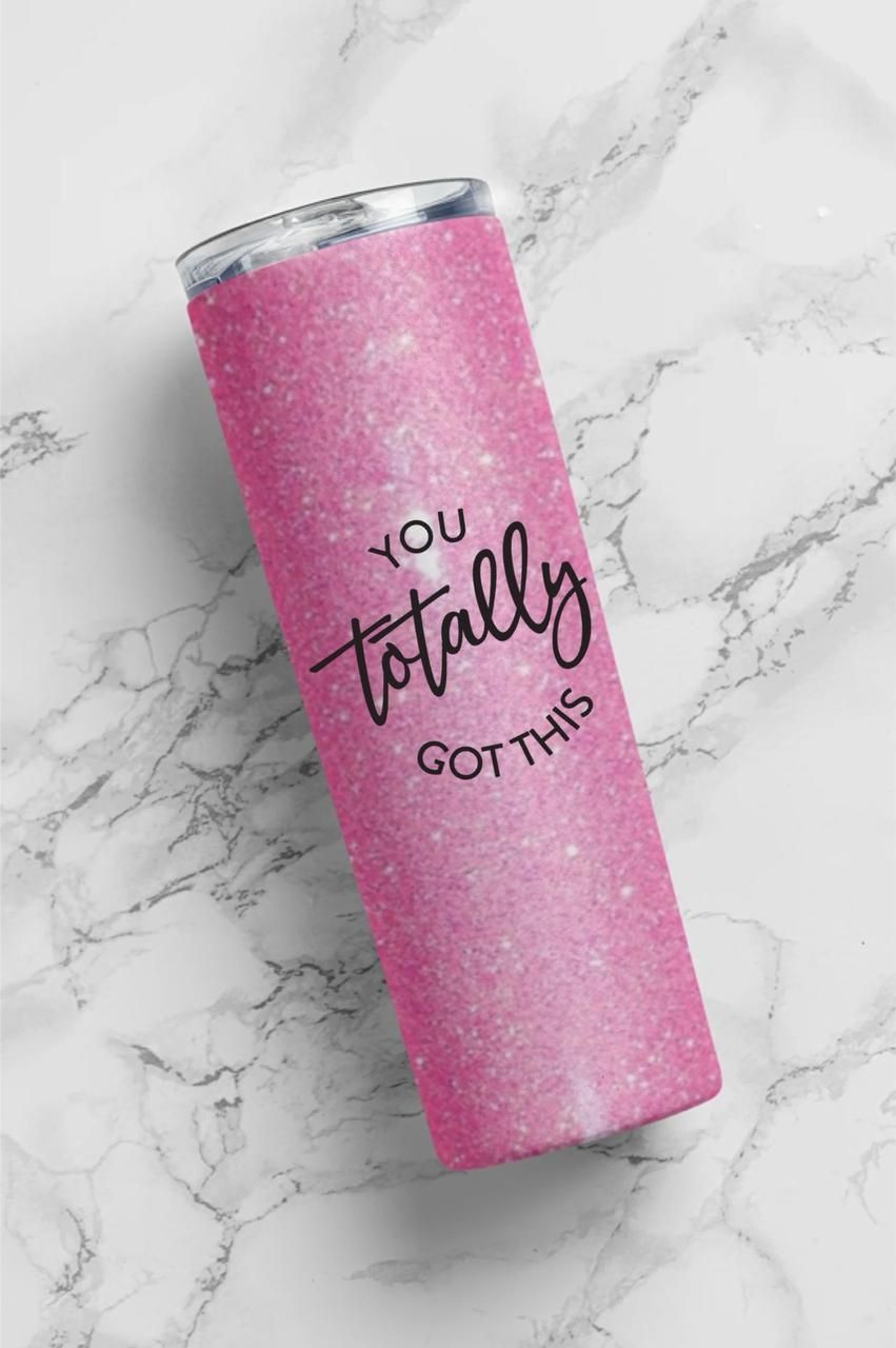 Double walled sparkly beverage Bottles