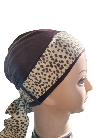 Carey Brown chemo hat and print Ribbon