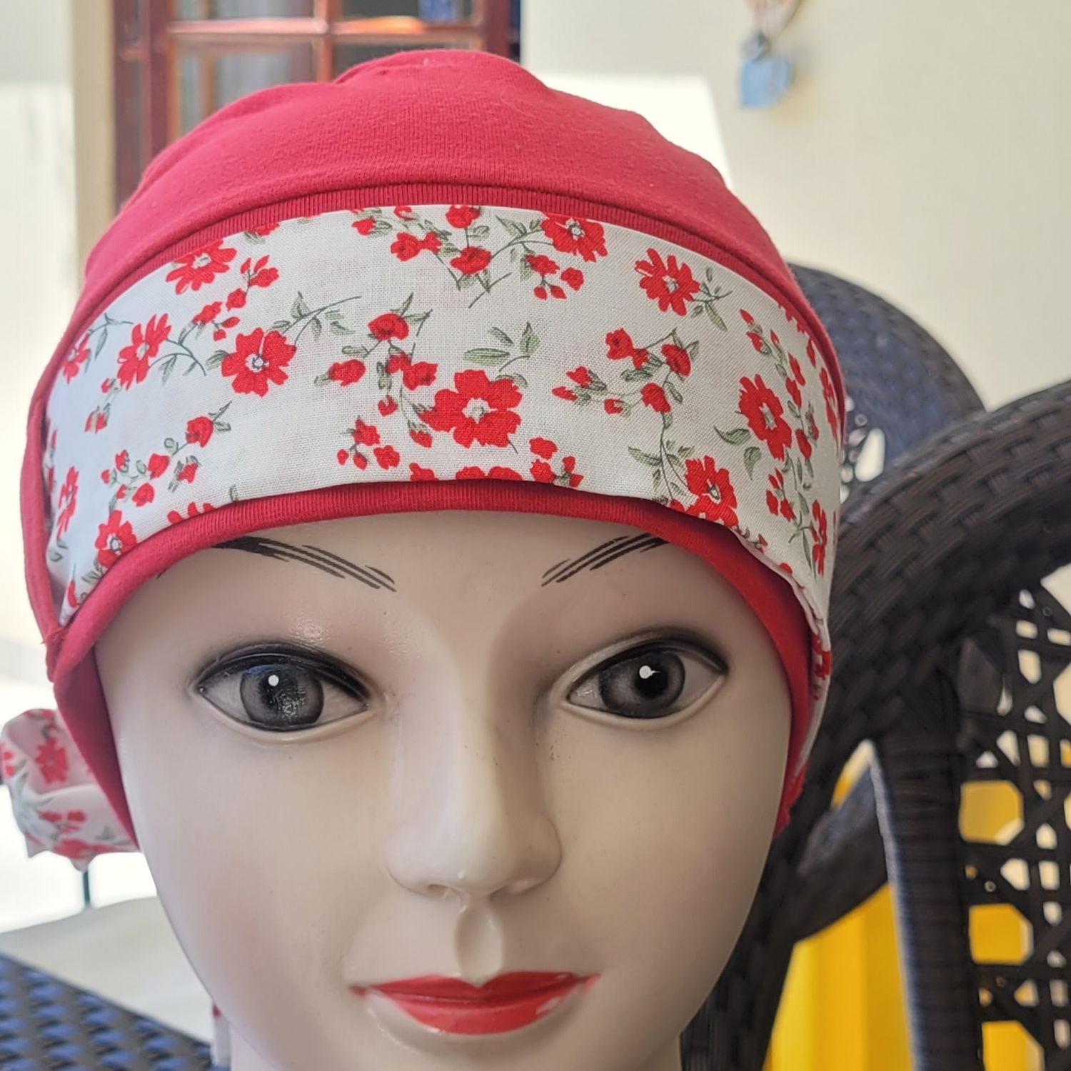 Carey Chemo Hat - Twin pack - 2 hats with 2 removable Ribbons