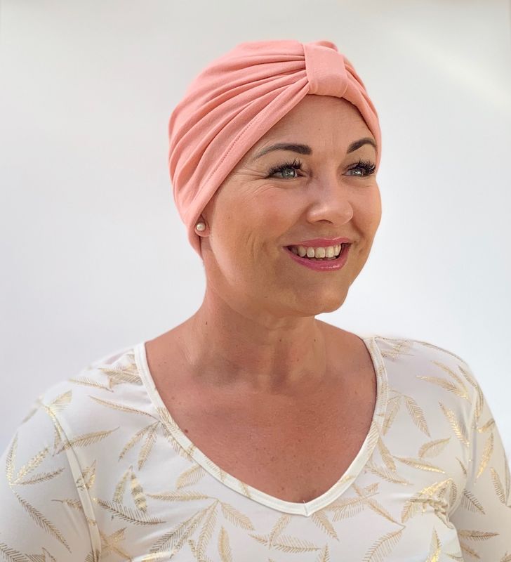 K lee turban - Dusty Pink