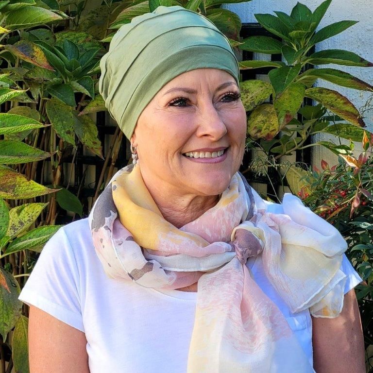 3 Tier chemo headwear - Sage