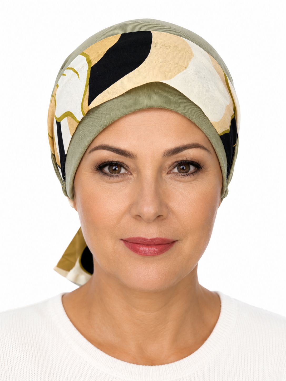 Carey Chemo Hat - Sage with matching Ribbon