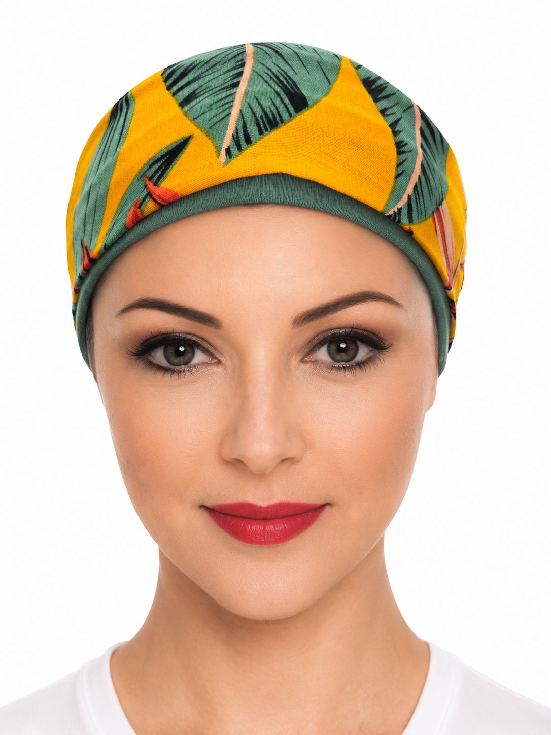  Carey Chemo Hat - Sage with summer color removable Ribbon
