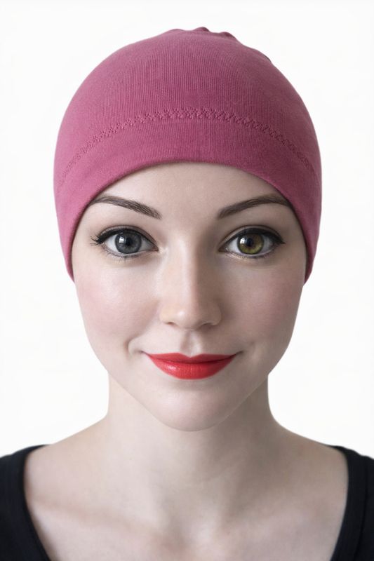 Sleep hat Dusty Rose