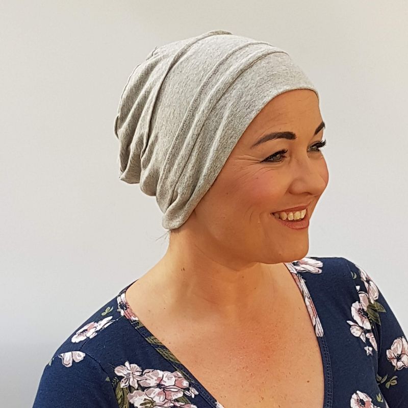 3 Tier Chemo Hat - Grey