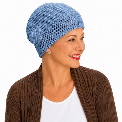 Ladies Beanie - Dusty blue