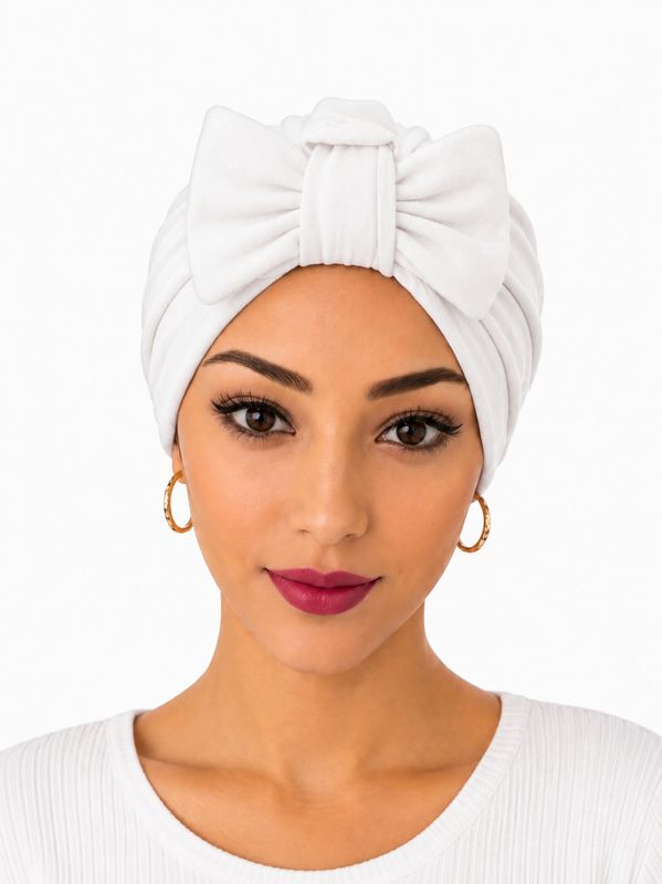 Dolly Turban - White