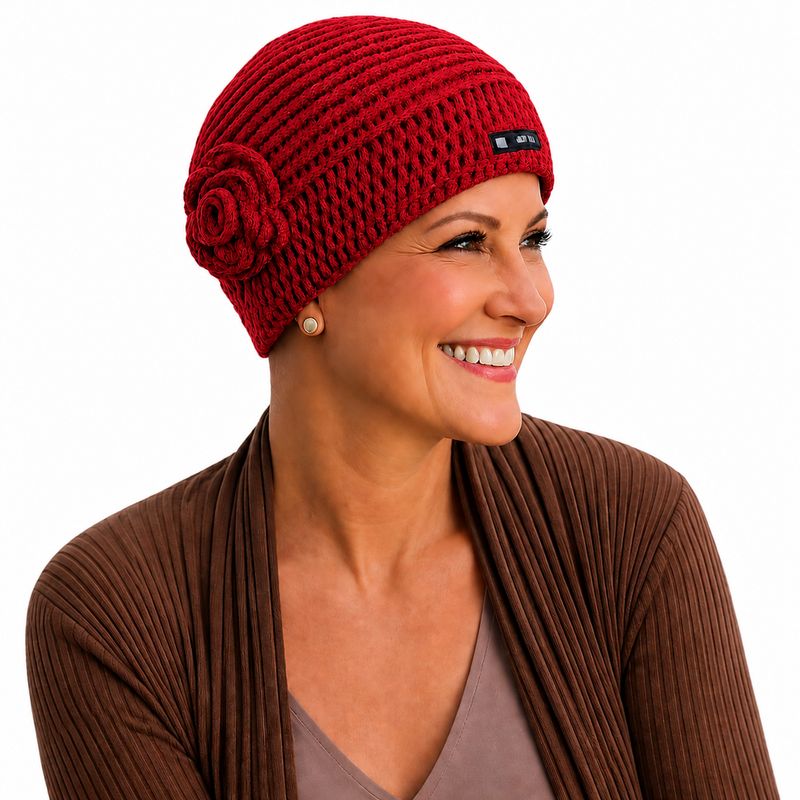 Ladies Beanie - Ruby Red