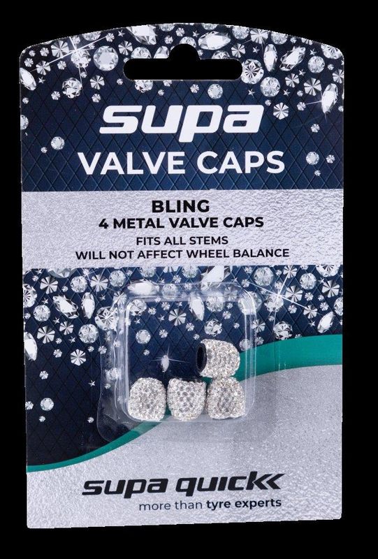 Valve Caps - Blister Pack - Bling