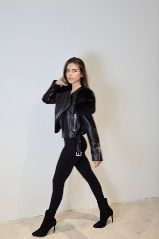 Caly Leather Jacket