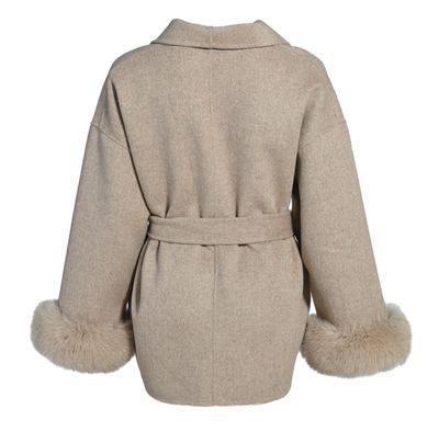 Amia Cashmere Coat Short