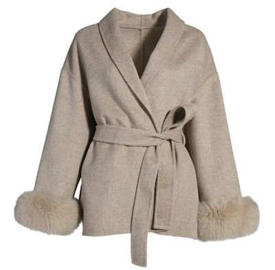 Amia Cashmere Coat Short