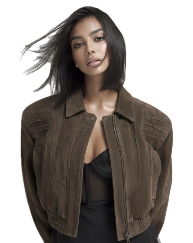 Saint Suede Leather Jacket