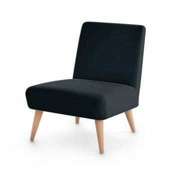 OCCASIONAL CHAIR SOLID BLACK