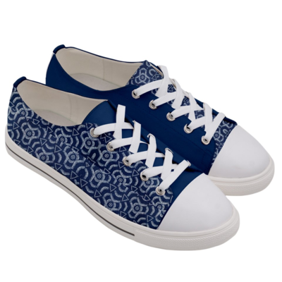 Women’s African Print Low Top Sneakers