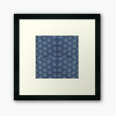 Botswana African Print Wall Frame