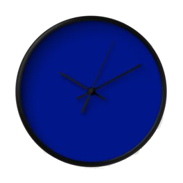 Reflex Blue Clock