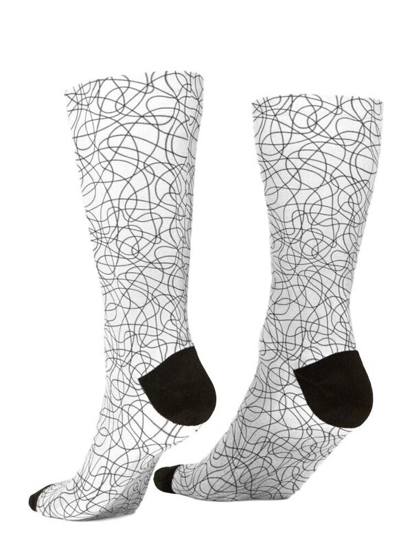 Black Threads Socks