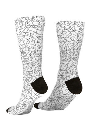 Black Threads Socks