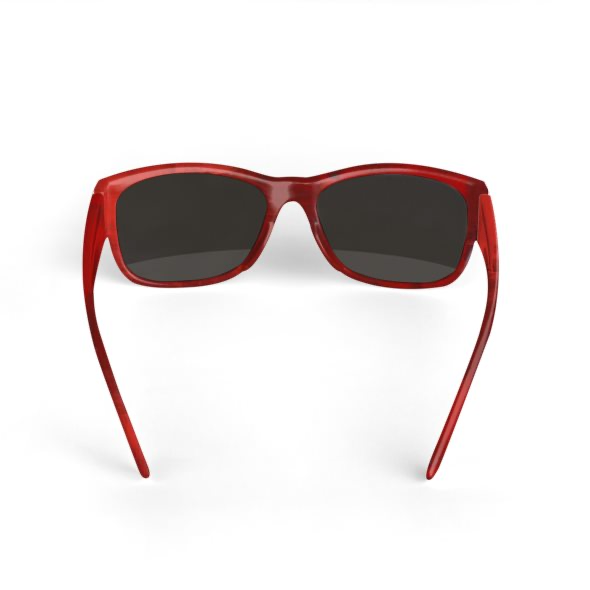 Sunglasses Red Watercolour Print Design