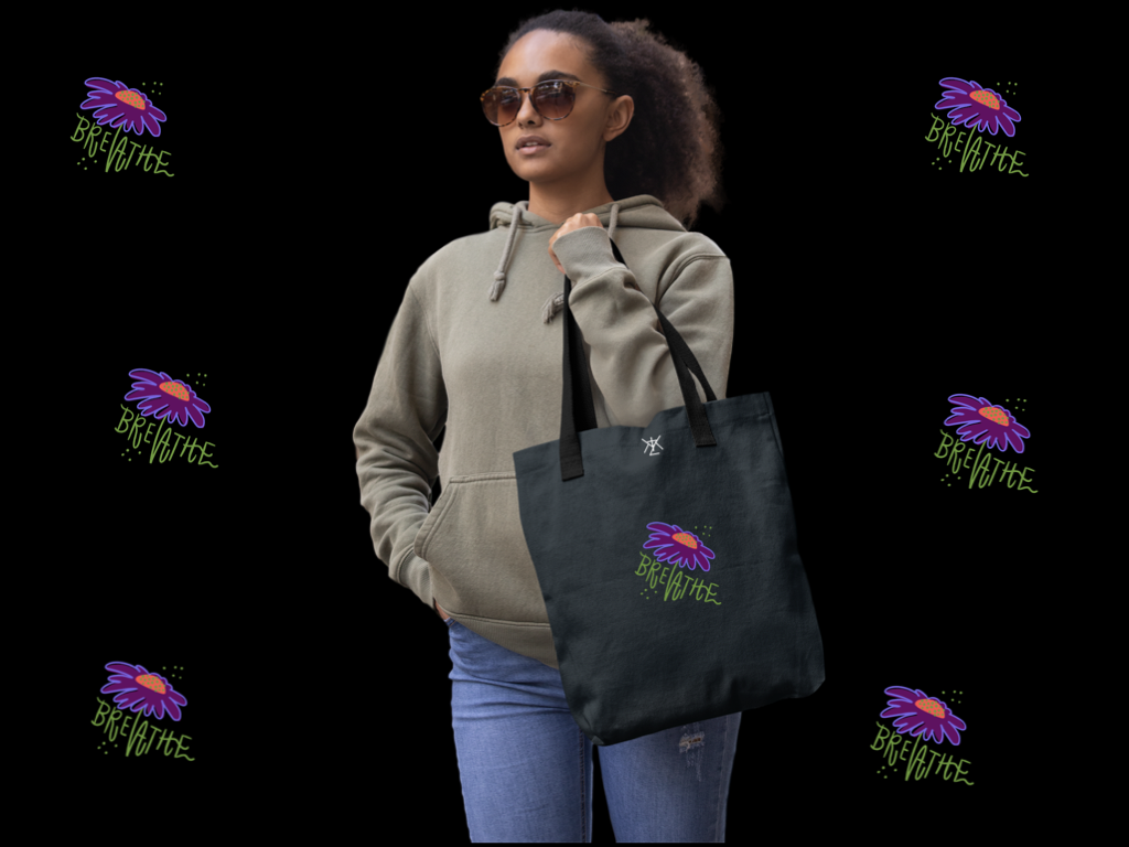 Breathe Tote Bag