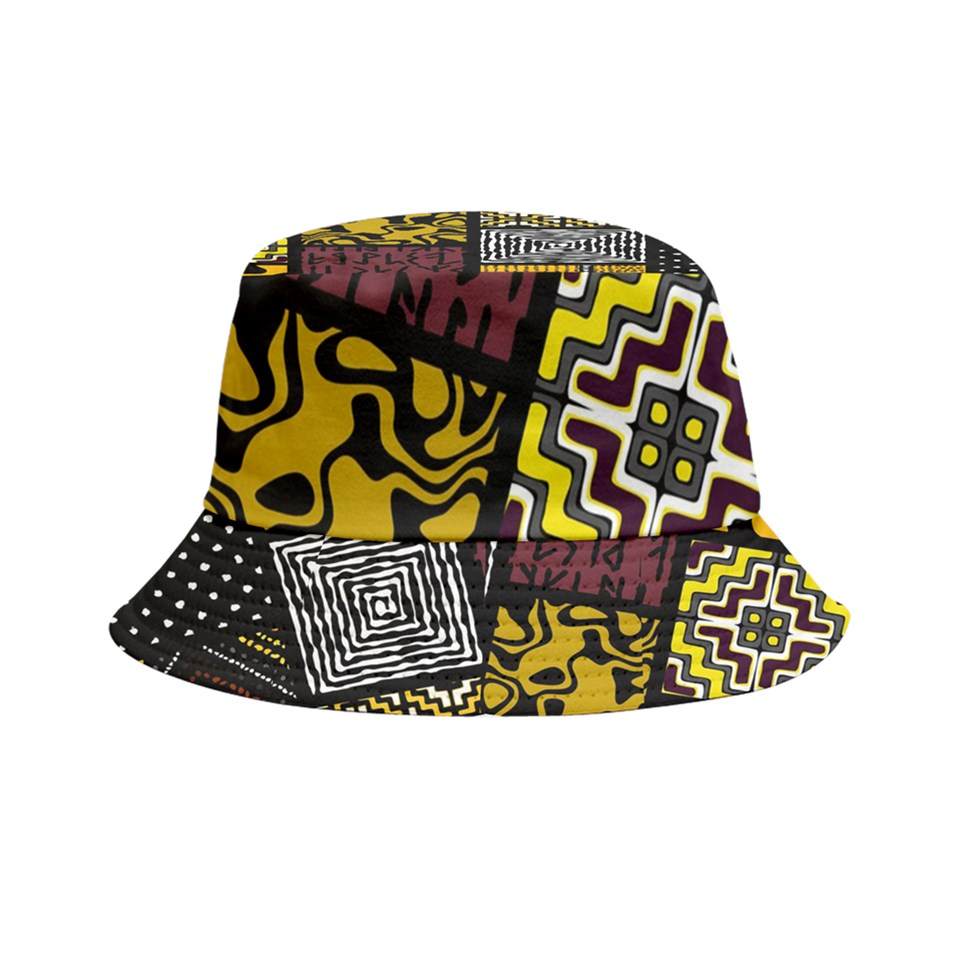 Afro Print 2 Bucket Hat