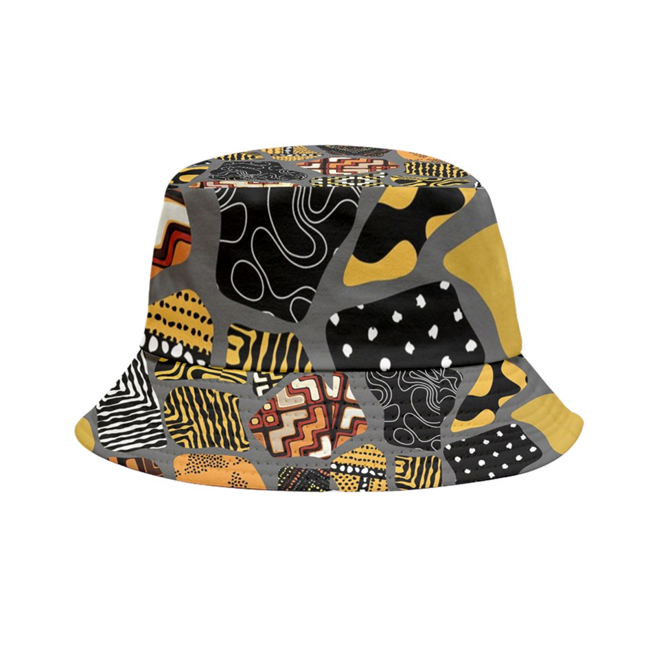 Afro Print 6 Bucket Hat