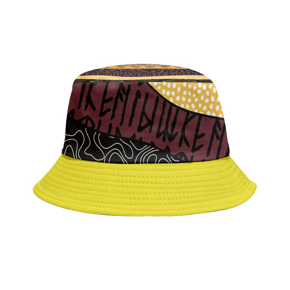 Afro Print 8 Bucket Hat
