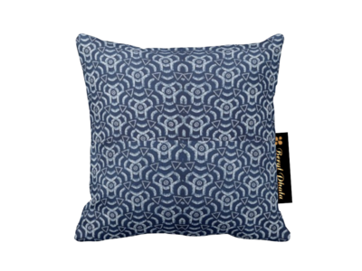 African Print Design Throw Cushion