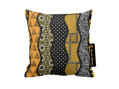Afro Patchwork Print Design 5 Throw Cushion