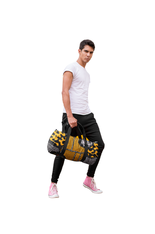 Afro Patchwork Print Design 1 Duffel Bag