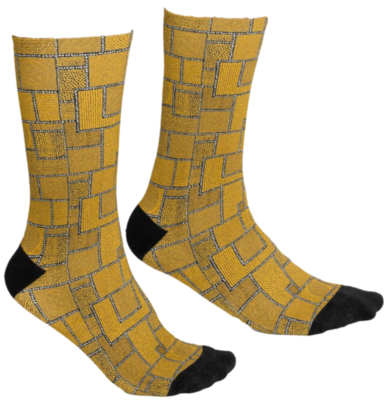 Afro Patchwork Print Design 2 Socks