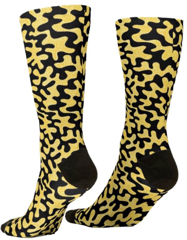 Afro Patchwork Print Design 1 Socks