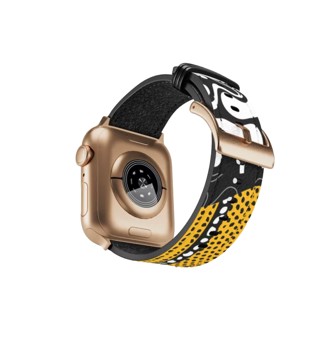 Afro Patchwork Print Design 7 Apple Watch Wristband