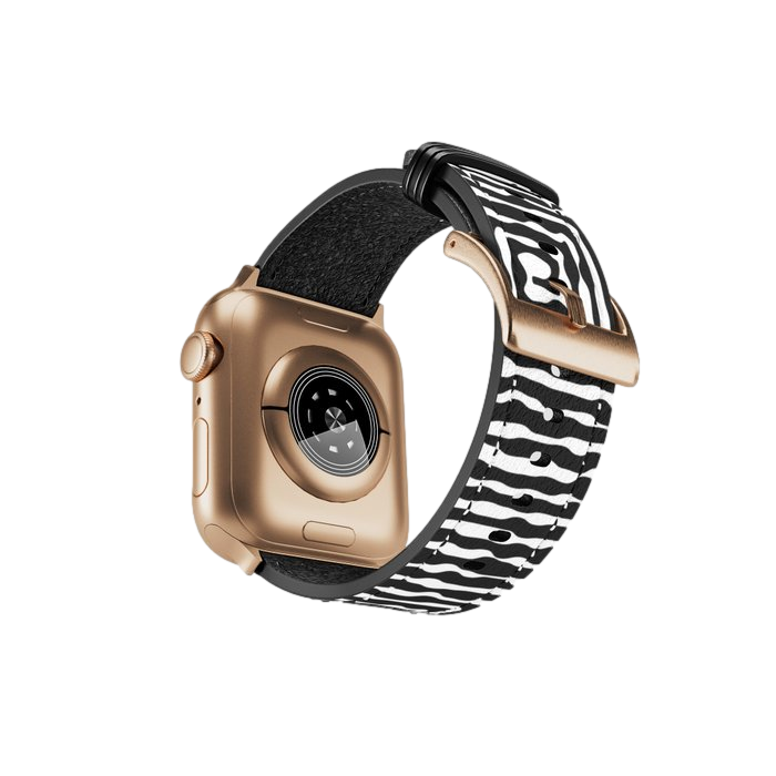 Afro Patchwork Print Design Apple Watch Wristband