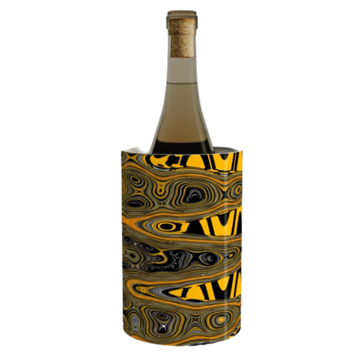 Afro Patchwork Print Design 11 Wine Chiller.