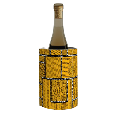 Afro Patchwork Print Design 3 Wine Chiller.