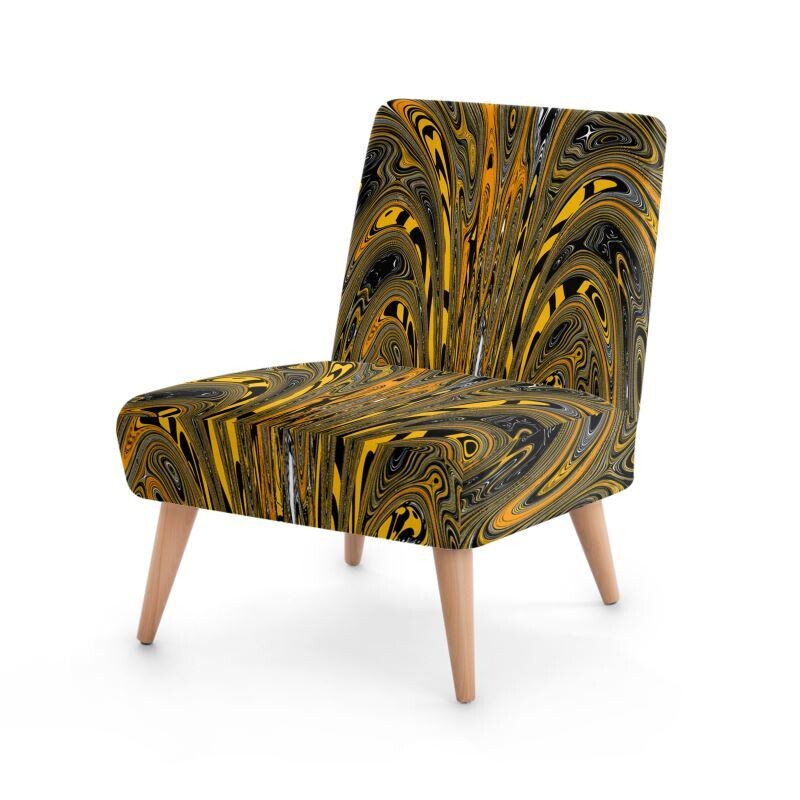 Occasional Chair Afro Patchwork Print Design 1.2