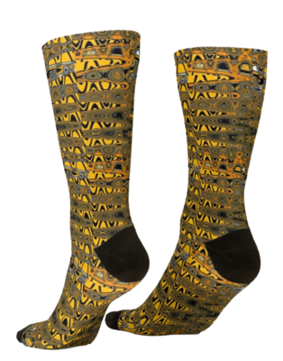 Afro Patchwork Print Design Socks  2.1