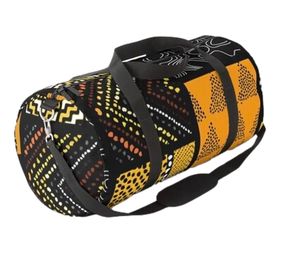 Afro Patchwork Print Design 2 Duffel Bag